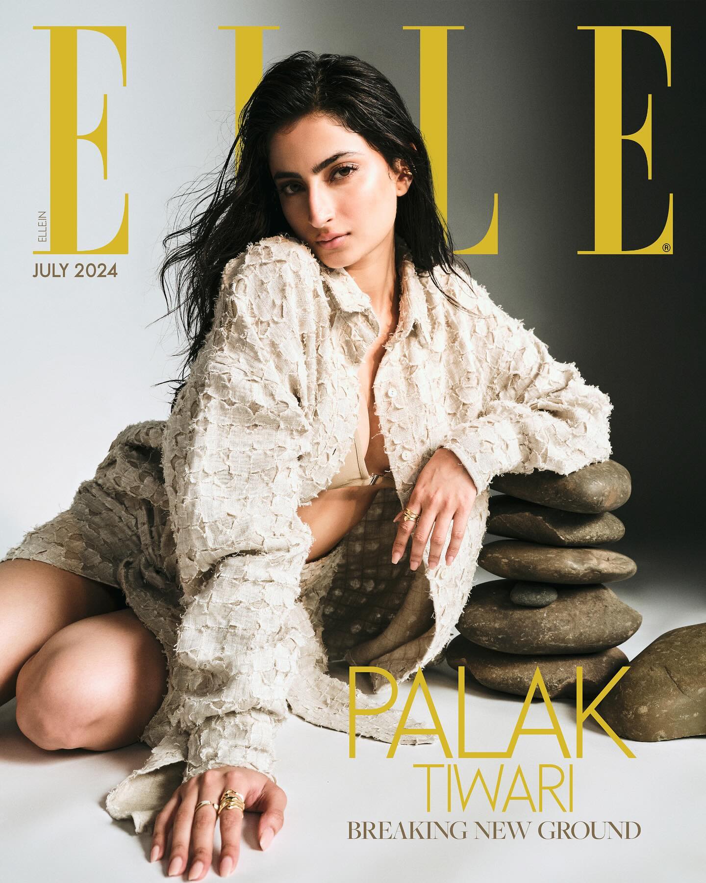 Palak Tiwari Photoshoot for ELLE Magazine India, July 2024