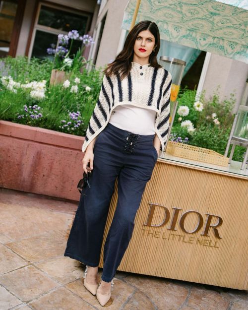 Pregnant Alexandra Daddario Dior Beauty Photoshoot, July 2024 1