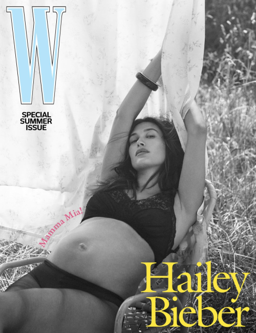 Pregnant Hailey Bieber W Magazine Summer 2024 Issue 2