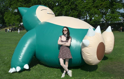 Rachel Brosnahan at Pokemon GO Fest 2024: New York City at Randall's Island Park in New York