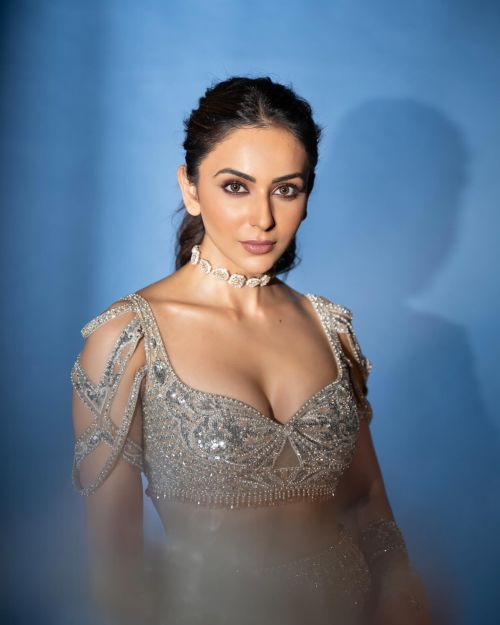 Rakul Preet Singh in a Diamond Bright Lehenga for July 2024 Photoshoot