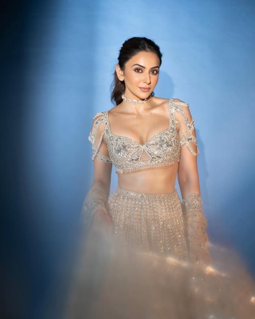 Rakul Preet Singh in a Diamond Bright Lehenga for July 2024 Photoshoot 2