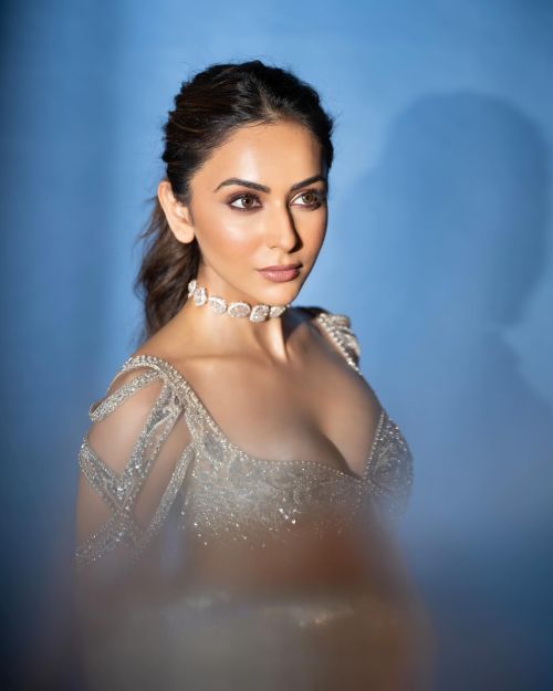 Rakul Preet Singh in a Diamond Bright Lehenga for July 2024 Photoshoot 4