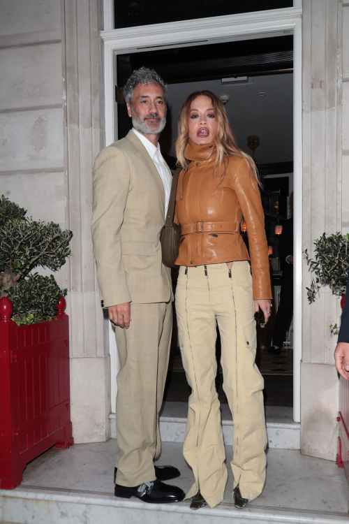 Rita Ora and Taika Waititi at Intimate Dinner Celebrating 20th Anniversary of Maria Sharapova's First Wimbledon Title in London