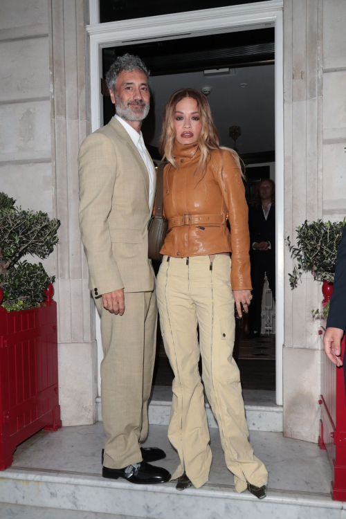 Rita Ora and Taika Waititi at Intimate Dinner Celebrating 20th Anniversary of Maria Sharapova