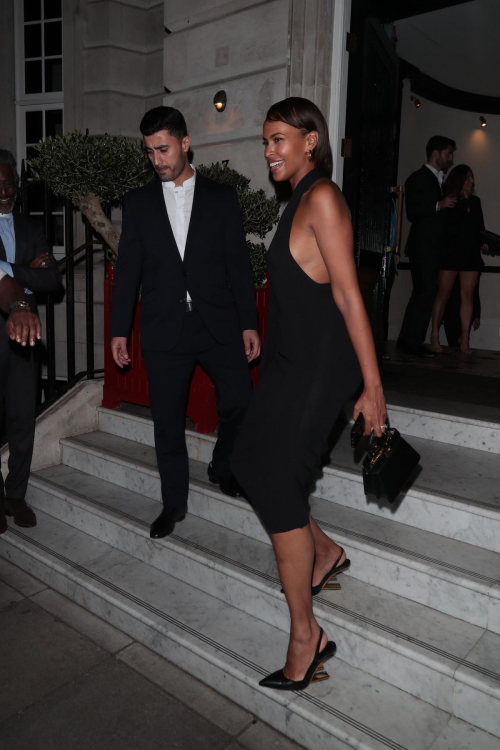 Sabrina Dhowre Elba at Intimate Dinner Celebrating 20th Anniversary of Maria Sharapova's First Wimbledon Title in London