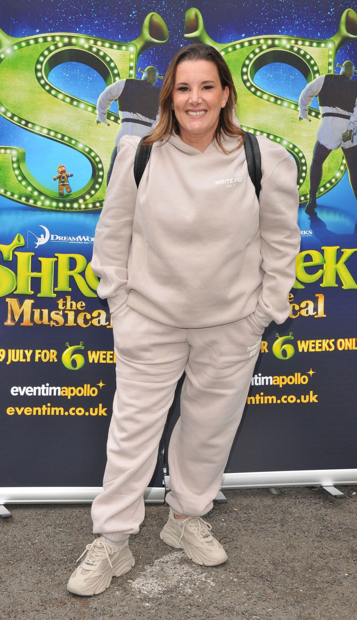 Samantha Bailey at 2024 Shrek the Musical UK Tour Press Night in London