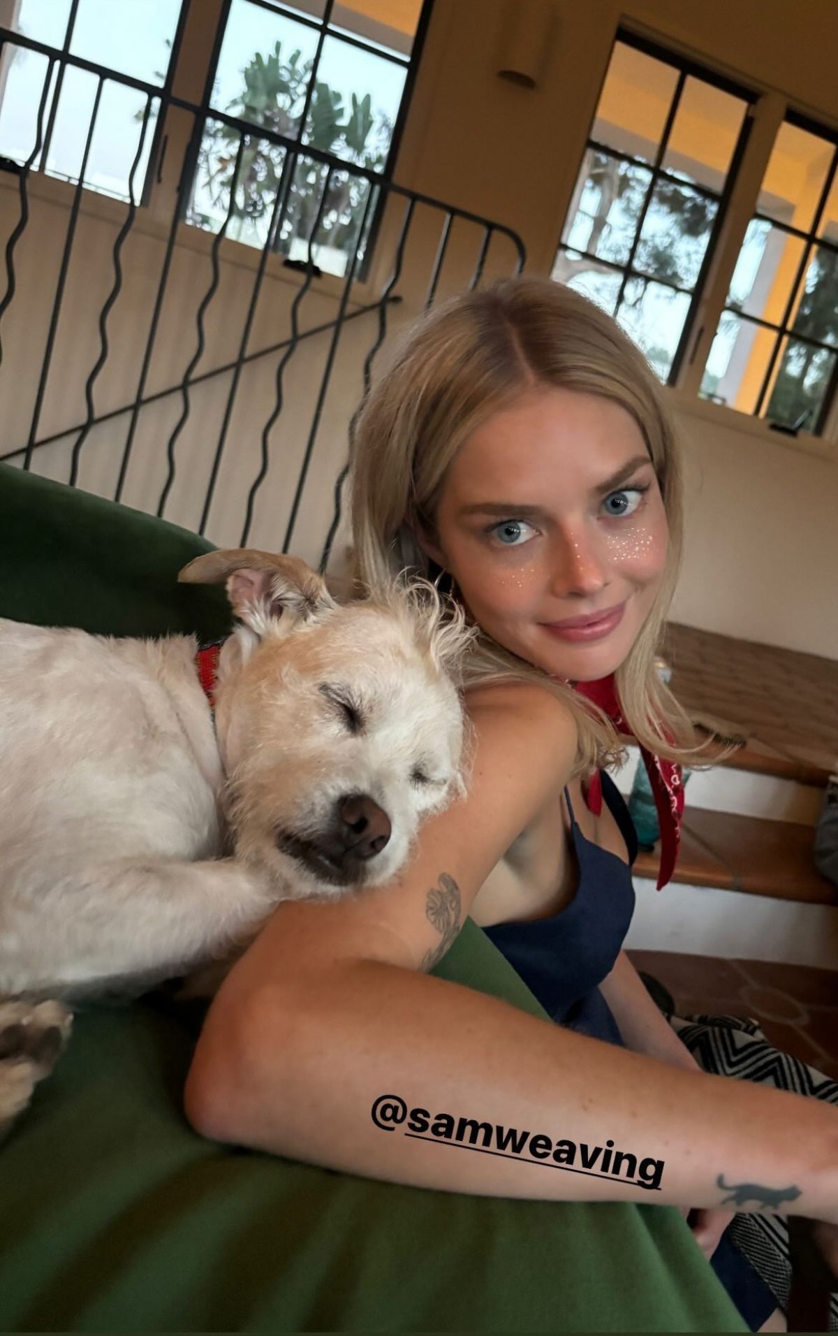 Samara Weaving Shares Photos her Instagram, July 2024