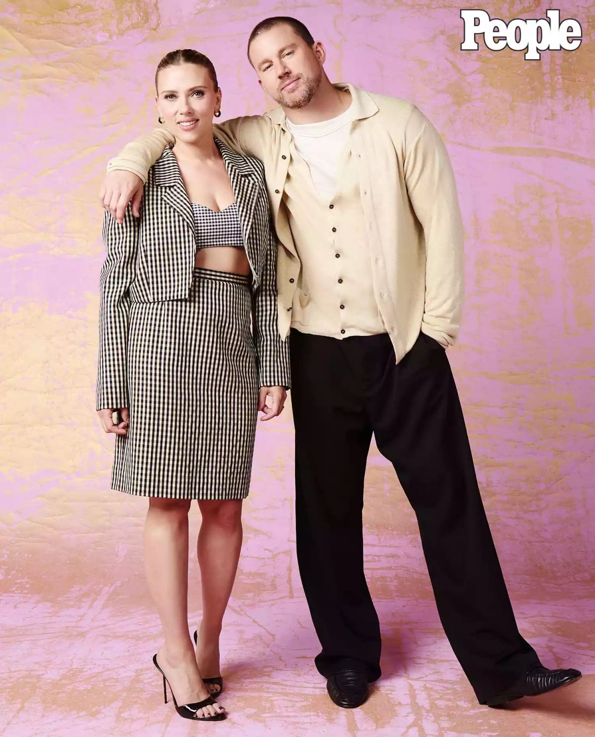 Scarlett Johansson and Channing Tatum for People Magazine