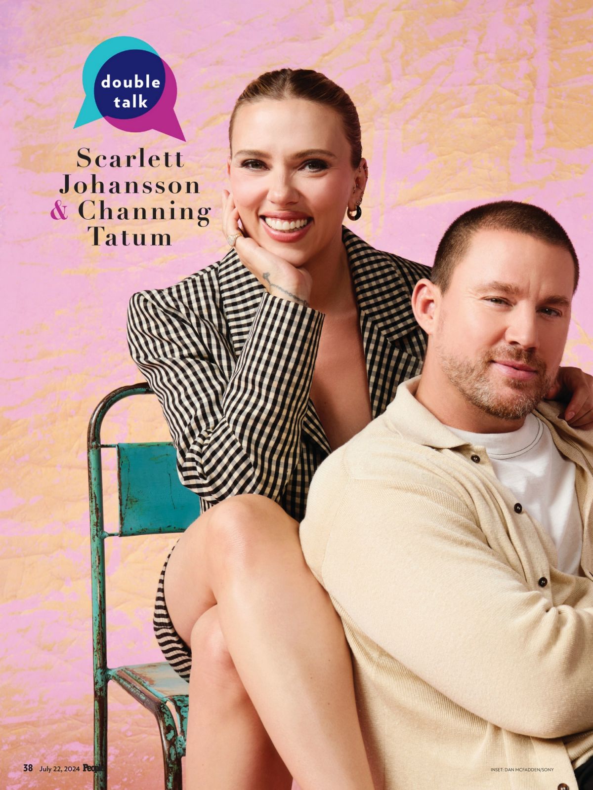 Scarlett Johansson Channing Tatum People Magazine July 2024