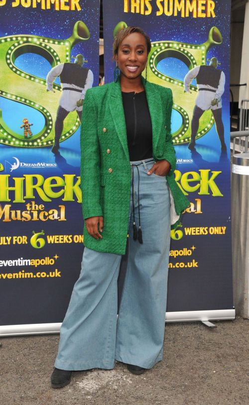 Scarlette Douglas at 2024 Shrek the Musical UK Tour Press Night in London