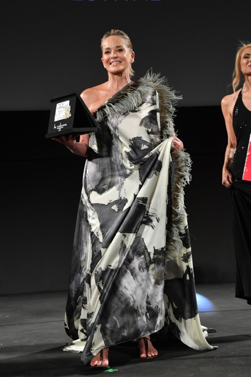 Sharon Stone at Lifetime Achievement Award at 70th Taormina Film Festival 6