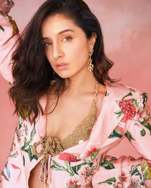 Shraddha Kapoor Photoshoot in PadmaSitaa Beautiful Pink Floral Outfit, July 2024