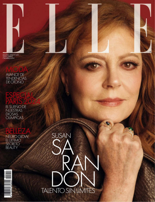 Susan Sarandon Elle Spain August 2024