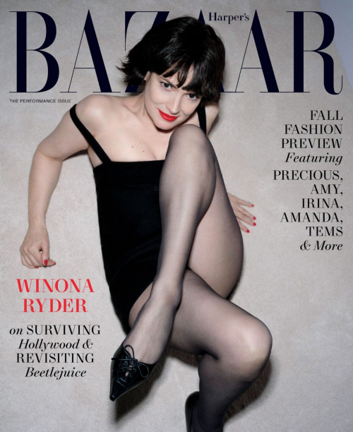 Winona Ryder in Harper's Bazaar