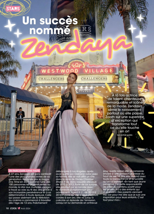 Zendaya Cool Magazine Canada August 2024 5