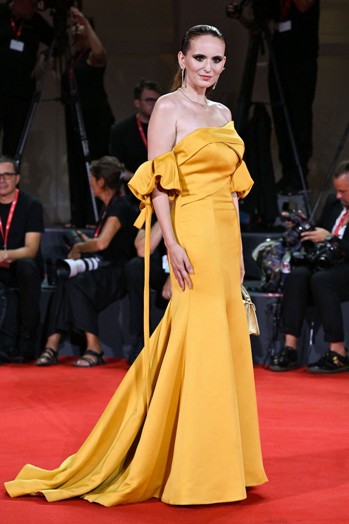 Agatha Maksimova at Three Friends Premiere at 81st Venice International Film Festival