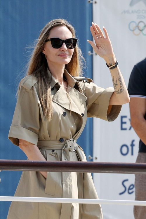 Angelina Jolie Arrives in Venice for 81st Venice International Film Festival