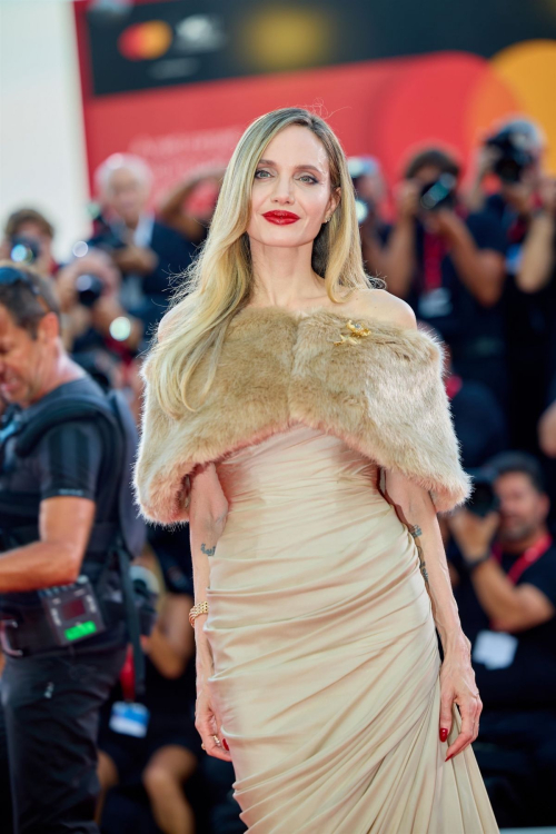 Angelina Jolie at Maria Premiere at 81st Venice International Film Festival 2