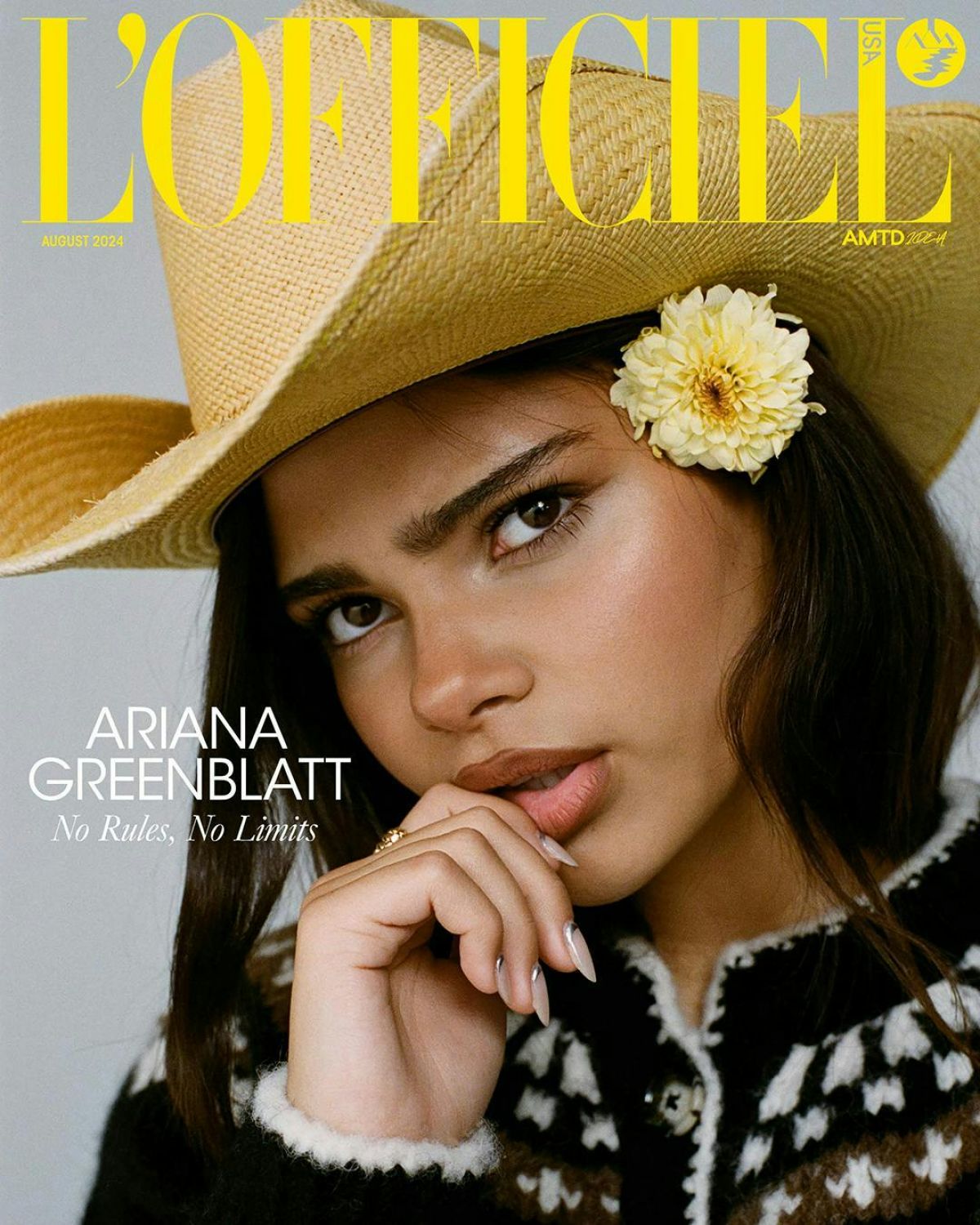 Ariana Greenblatt L’Officiel August 2024