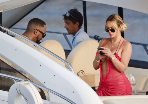 Ashley Stevenson and Marcus Jordan at Yacht in Saint Tropez 4