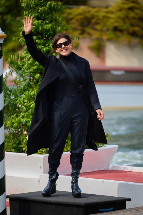 Barbara Raquel Paz Arrives at Venice Film Festival on the Lido