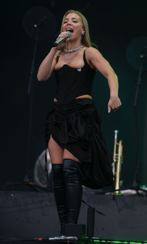 Becky Hill Performs at Boardmasters Festival 3