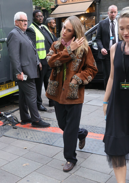 Cara Delevingne Arrives Blink Twice Premiere London August 2024 5