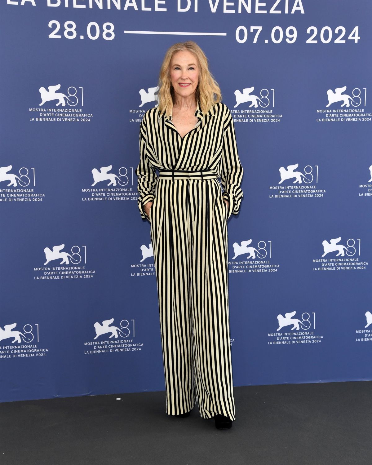 Catherine O’Hara at Beetlejuice Beetlejuice Photocall at 81st Venice International Film Festival