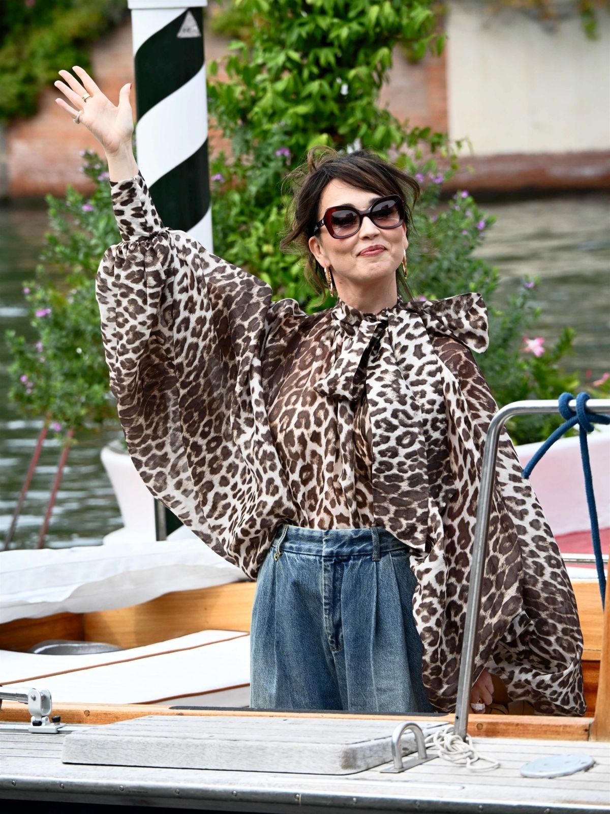 Chiara Francini Arrives at 81st Venice International Film Festival