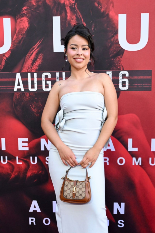 Cierra Ramirez at Alien Romulus Premiere Los Angeles 1