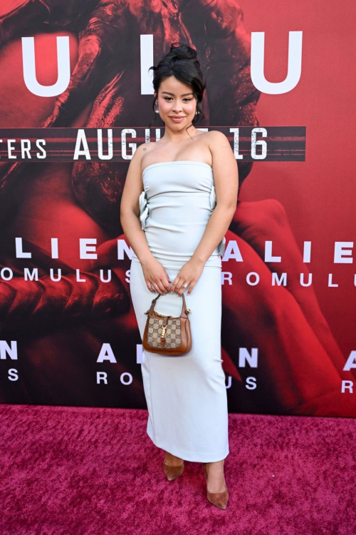 Cierra Ramirez at Alien Romulus Premiere Los Angeles 6