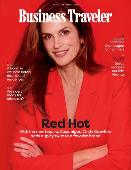 Cindy Crawford in Business Traveler August 2024