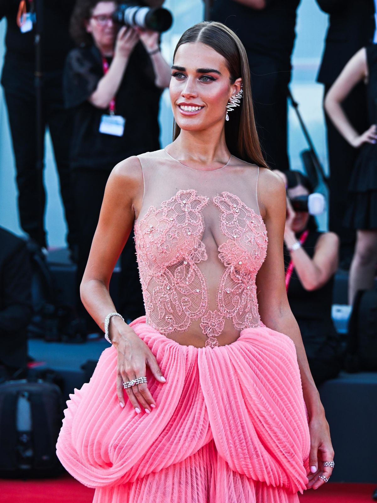 Clara Soccini at Beetlejuice Beetlejuice Opening Premiere at 81st Venice International Film Festival