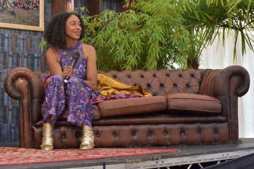 Corinne Bailey Rae In Conversation Talking Tent 2024 Mercury Music Prize Nominee Album Black Rainbows We Out Here Festival Dorset August 2024 1