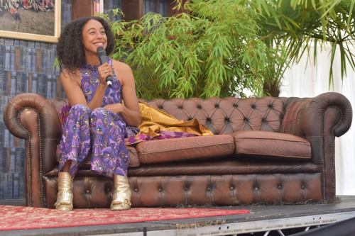 Corinne Bailey Rae In Conversation Talking Tent 2024 Mercury Music Prize Nominee Album Black Rainbows We Out Here Festival Dorset August 2024 3