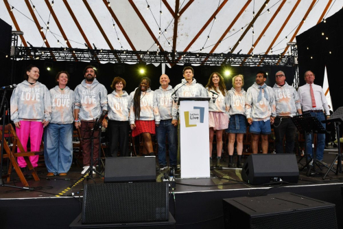 Daisy Ridley Speaking at Letters Live at Wilderness Festival 2024 in Charlbury 3