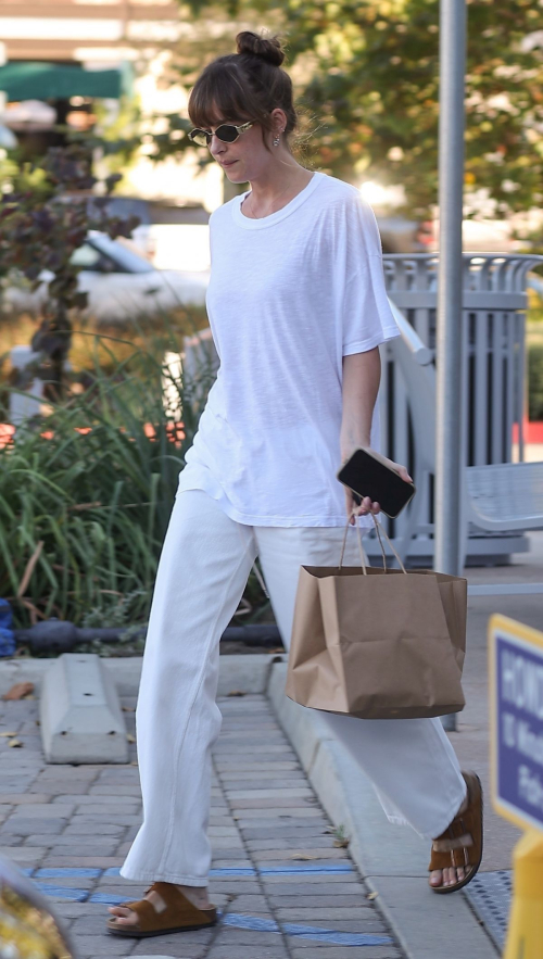 Dakota Johnson Food Shopping Malibu August 2024 1