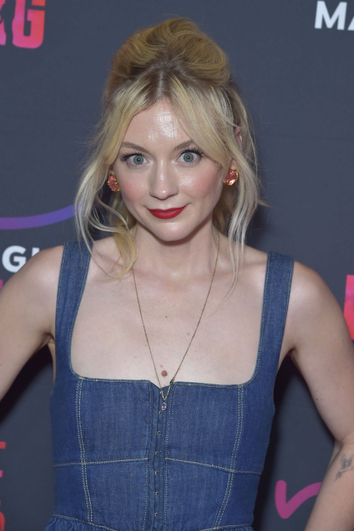 Emily Kinney at Strange Darling Premiere DGA Theater Complex Los Angeles 6