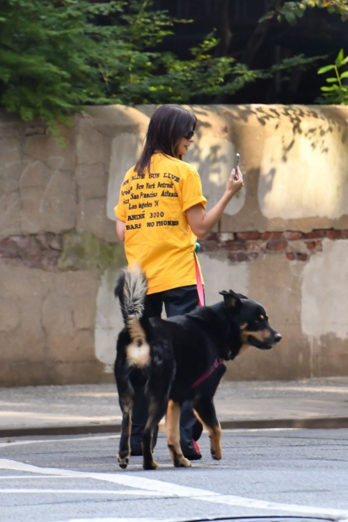 Emily Ratajkowski Walks Her Dog in New York August 2024 5