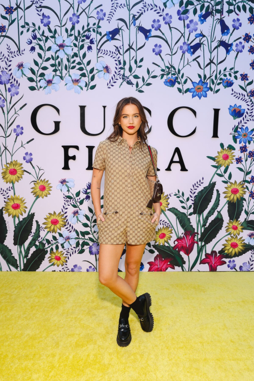 Emma Brooks at Gucci Flora Gorgeous Orchid Launch Event in Los Angeles 1