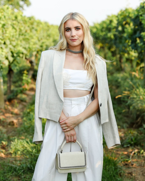 Emma Roberts at Brunello Cucinelli Event in Hamptons