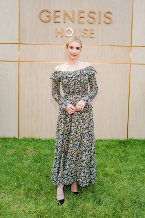 Emma Roberts at Genesis House x Marc Hom Re-Framed Hamptons Dinner at Water Mill August 2024 5