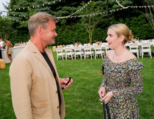 Emma Roberts at Genesis House x Marc Hom Re-Framed Hamptons Dinner at Water Mill August 2024 6