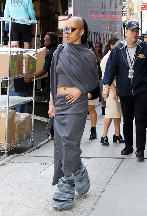 FKA Twigs Arrives at CBS Mornings New York 1