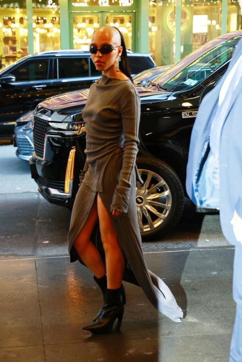 FKA Twigs Arrives at CBS Mornings New York 5