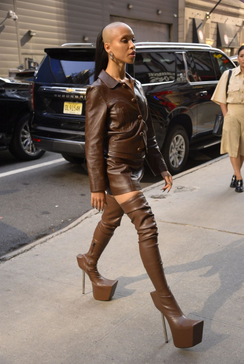 FKA Twigs Arrives at Good Morning America Show New York 4