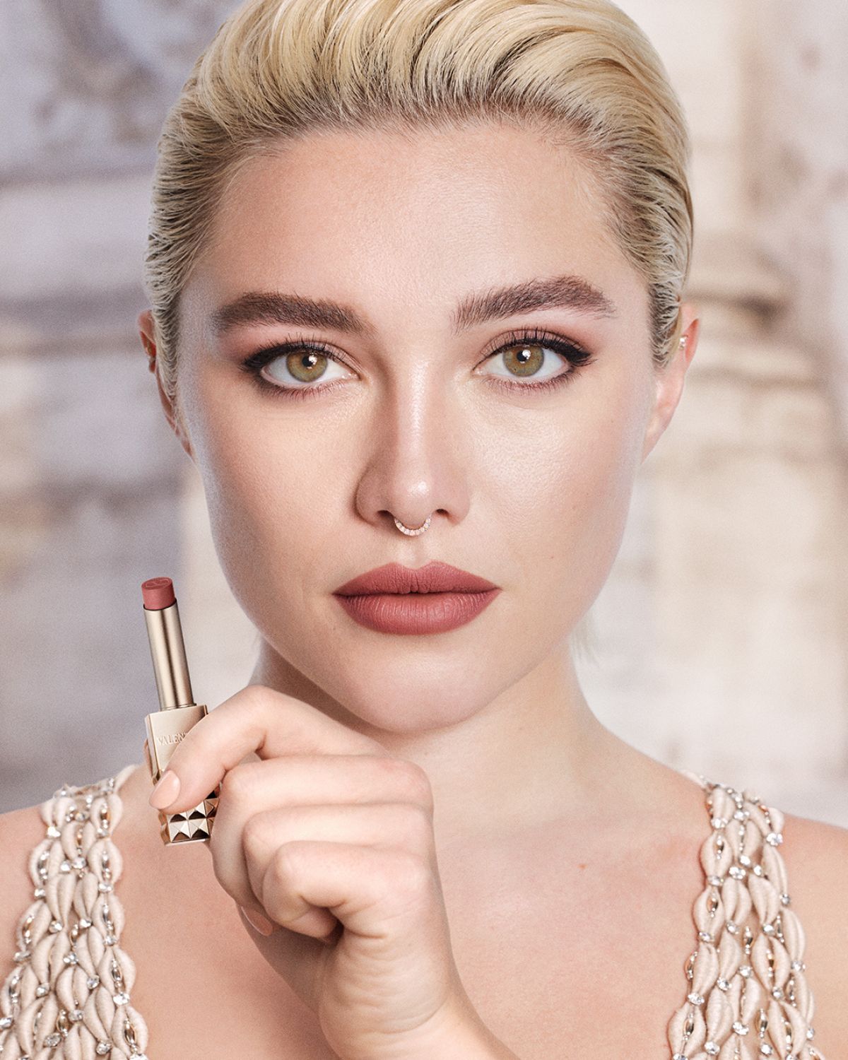 Florence Pugh for Spike Valentino Campaign August 2024