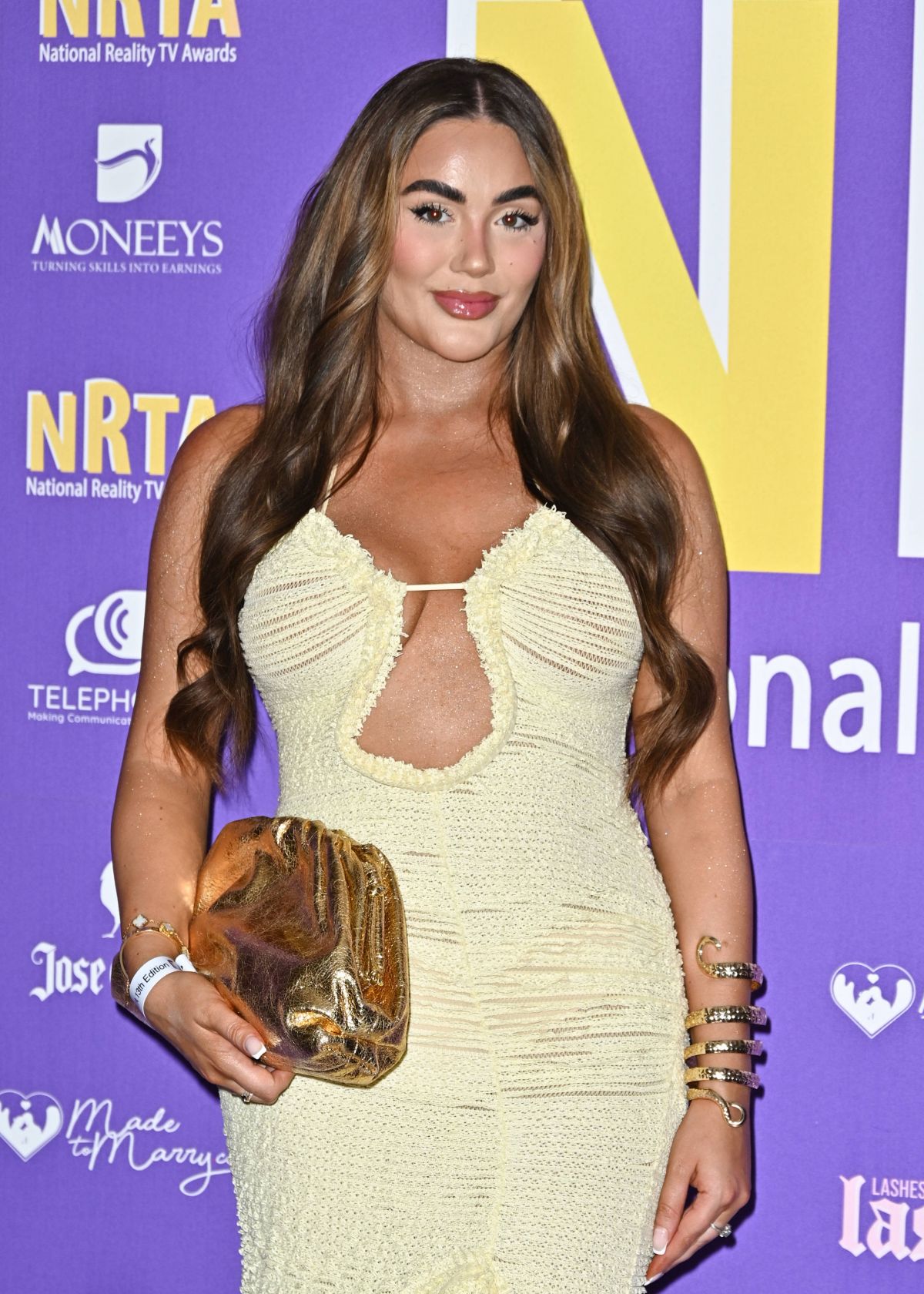 Frankie Sim at National Reality TV Awards 2024 in London