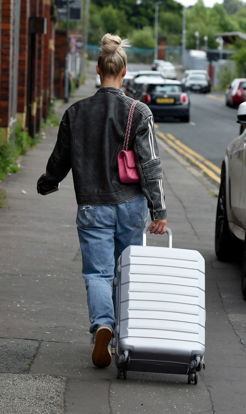 Grace Jackson Leaves Pretty Little Thing HQ in Manchester 3